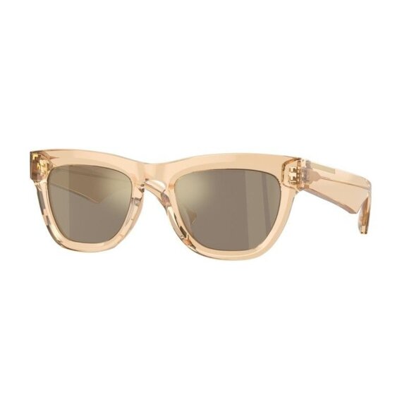 B-96. Burberry Sunglasses Brown Light Brown Mirror Gold 0BE4415U - Picture 1 of 1